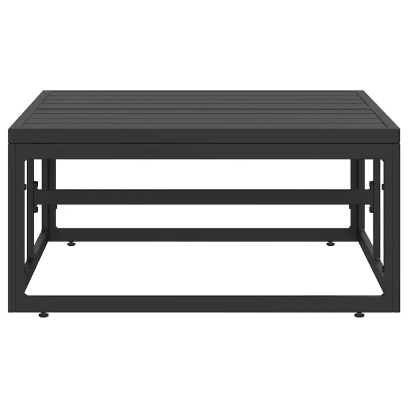 Lauko Baldai Juoda 70 x 70 x 32 cm metalas