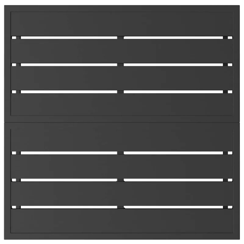 Lauko Baldai Juoda 70 x 70 x 32 cm metalas