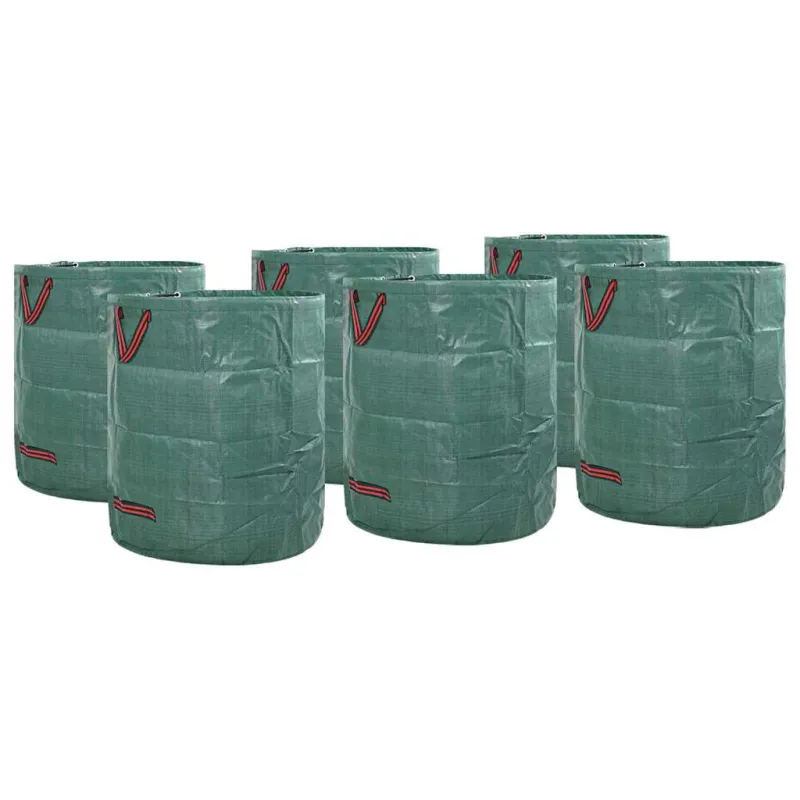 Sodo atliekų maišai 12 pcs Žalia 45 x 45 x 76 cm Polipropilenas