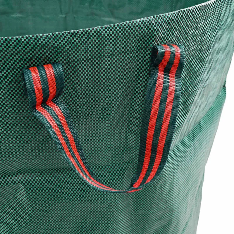 Sodo atliekų maišai 12 pcs Žalia 67 x 67 x 75,5 cm