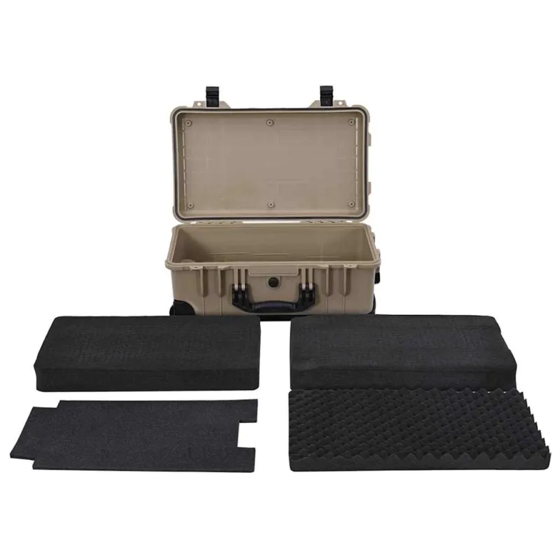 Kieta bagažo dėžė Smėlio 56 x 35 x 23 cm Polipropilenas ir ABS