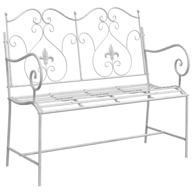 Sodo suolas Antikinė balta 104 x 54 x 93 cm Plienas