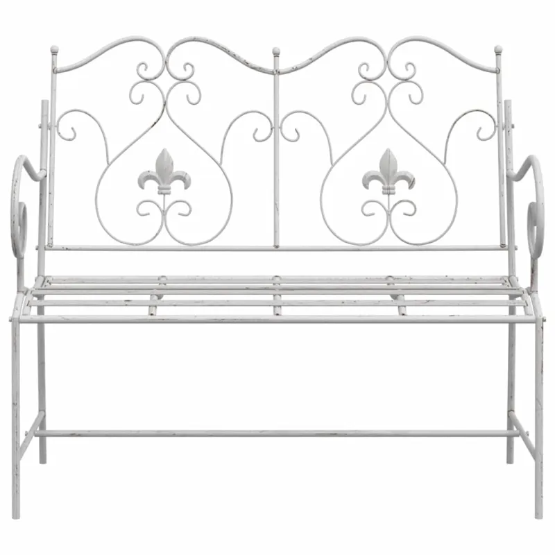 Sodo suolas Antikinė balta 104 x 54 x 93 cm Plienas