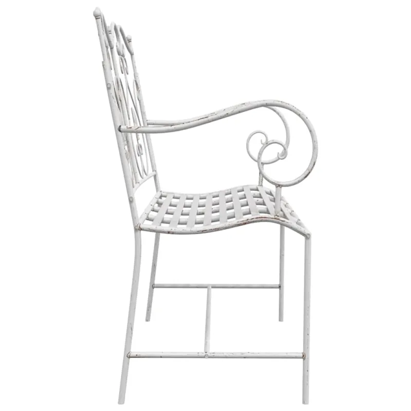 Sodo suolas Antikinė balta 104 x 54 x 93 cm Plienas