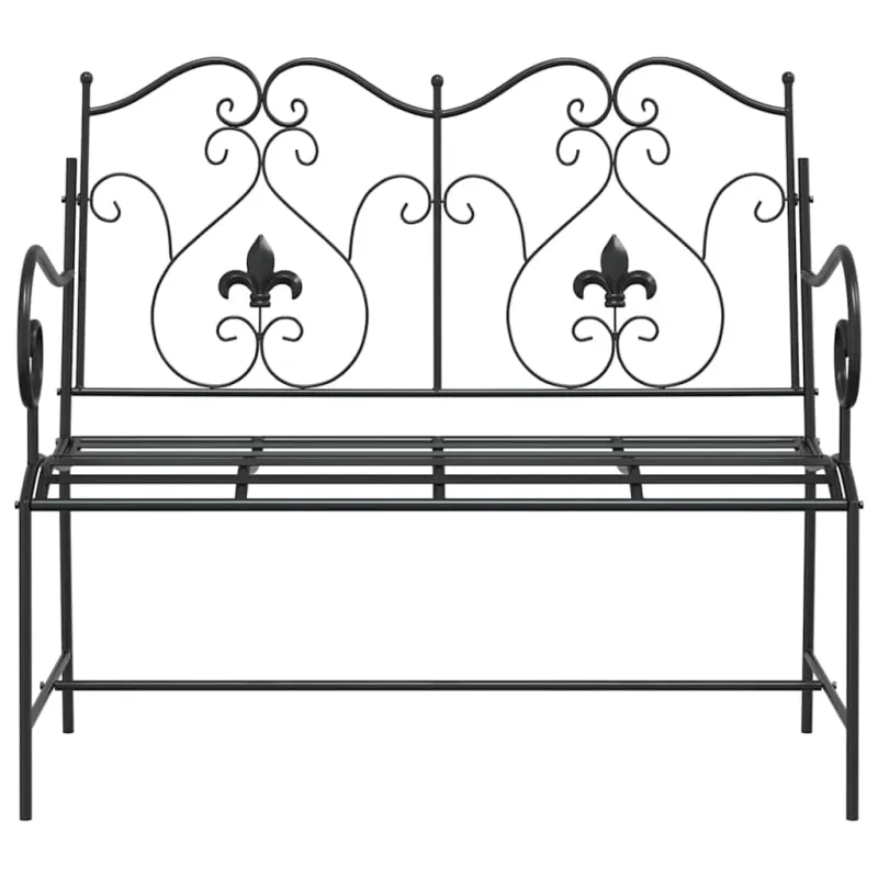 Sodo suolas Juoda 104 x 54 x 93 cm Plienas
