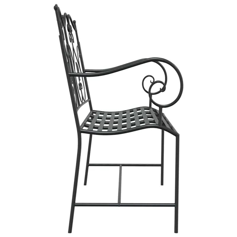 Sodo suolas Juoda 104 x 54 x 93 cm Plienas