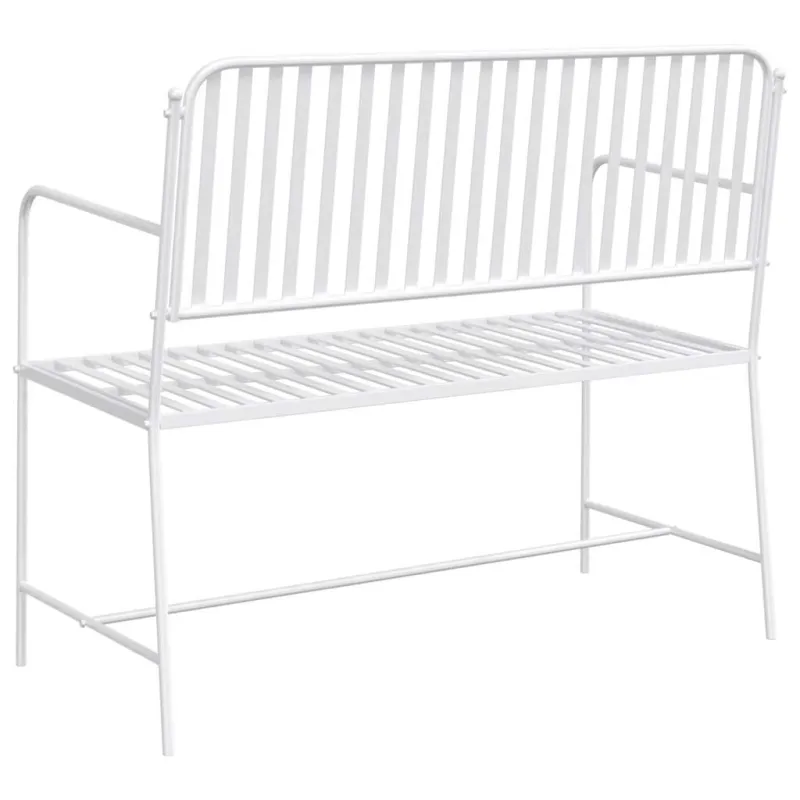 Sodo suolas Glausta balta 103,5 x 51,5 x 90 cm Plienas