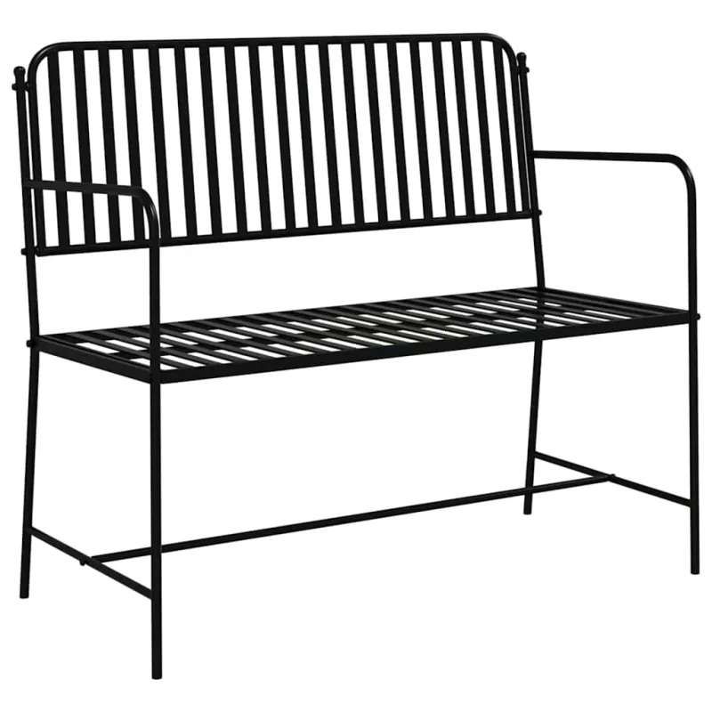Sodo suolas Juoda 103,5 x 51,5 x 90 cm Plienas