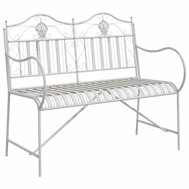 Sodo suolas Antikinė balta 103,5 x 59 x 89 cm Plienas