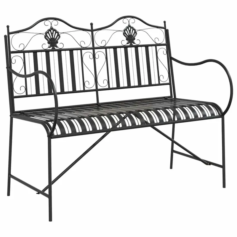 Sodo suolas Juoda 103,5 x 59 x 89 cm Plienas