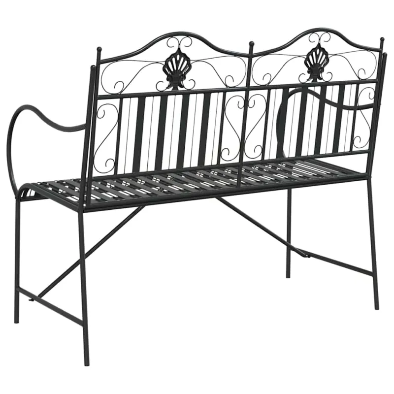 Sodo suolas Juoda 103,5 x 59 x 89 cm Plienas