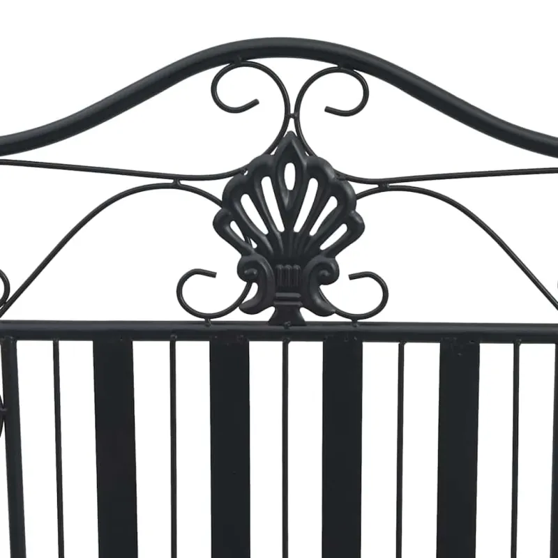 Sodo suolas Juoda 103,5 x 59 x 89 cm Plienas