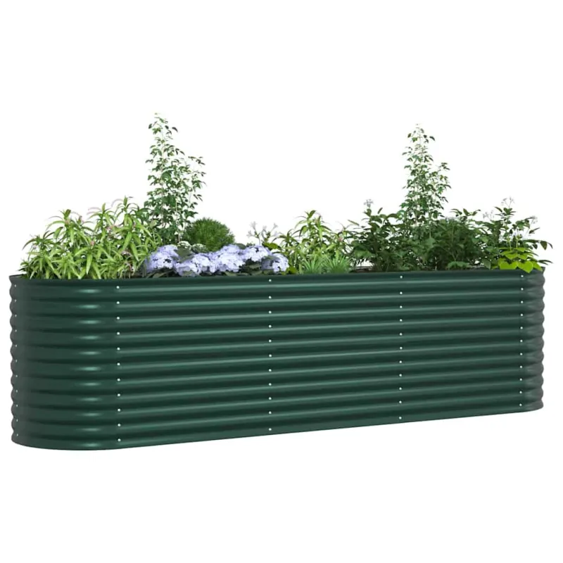Pakelta lova Žalia 320 x 80 x 81 cm Plienas