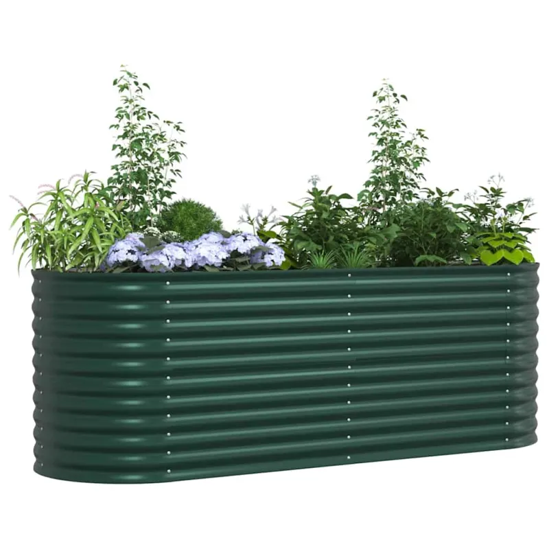Pakelta lova Žalia 240 x 80 x 81 cm Plienas