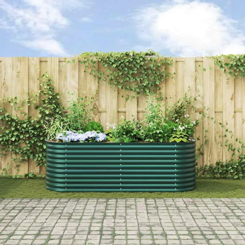 Pakelta lova Žalia 240 x 80 x 81 cm Plienas