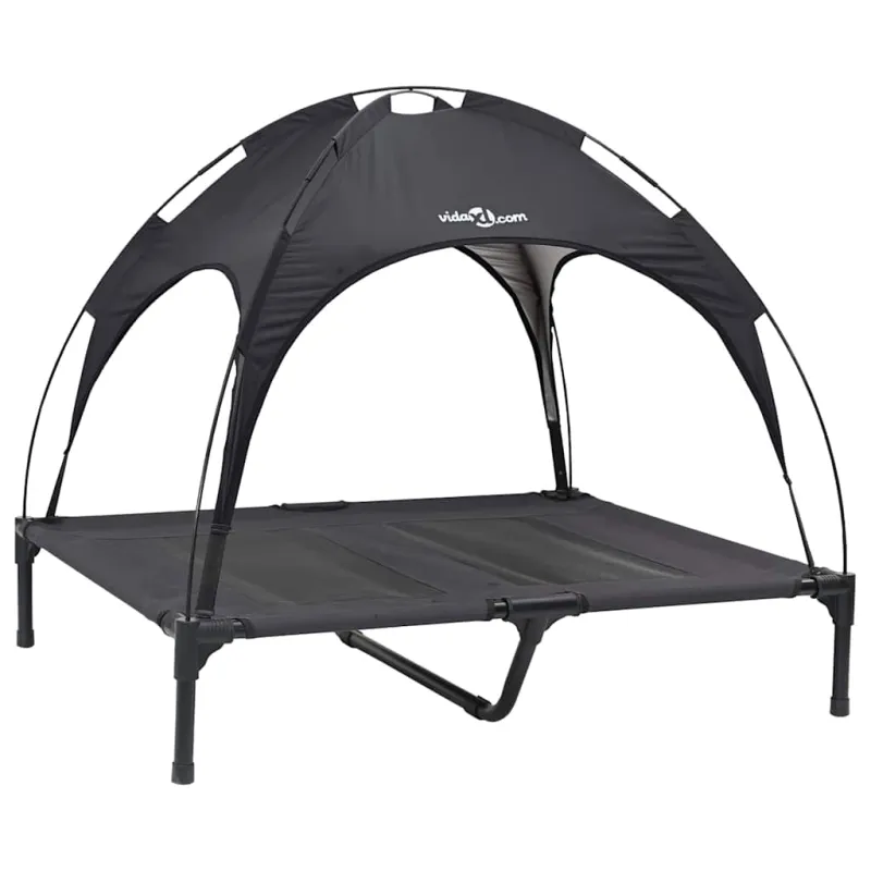 Šuo Lova Juoda 92 x 77 x 82,5 cm Plienas