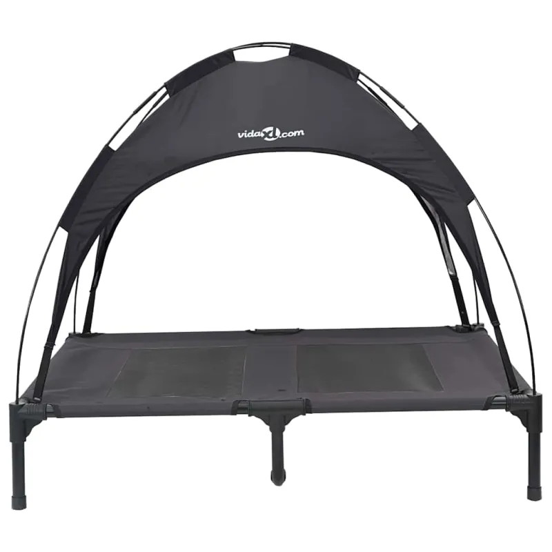 Šuo Lova Juoda 92 x 77 x 82,5 cm Plienas