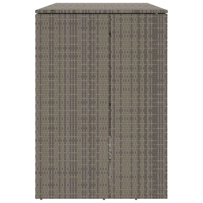 Šiukšlių dėžė 2 pcs Pilka 130 x 80 x 115 cm Polietilenas