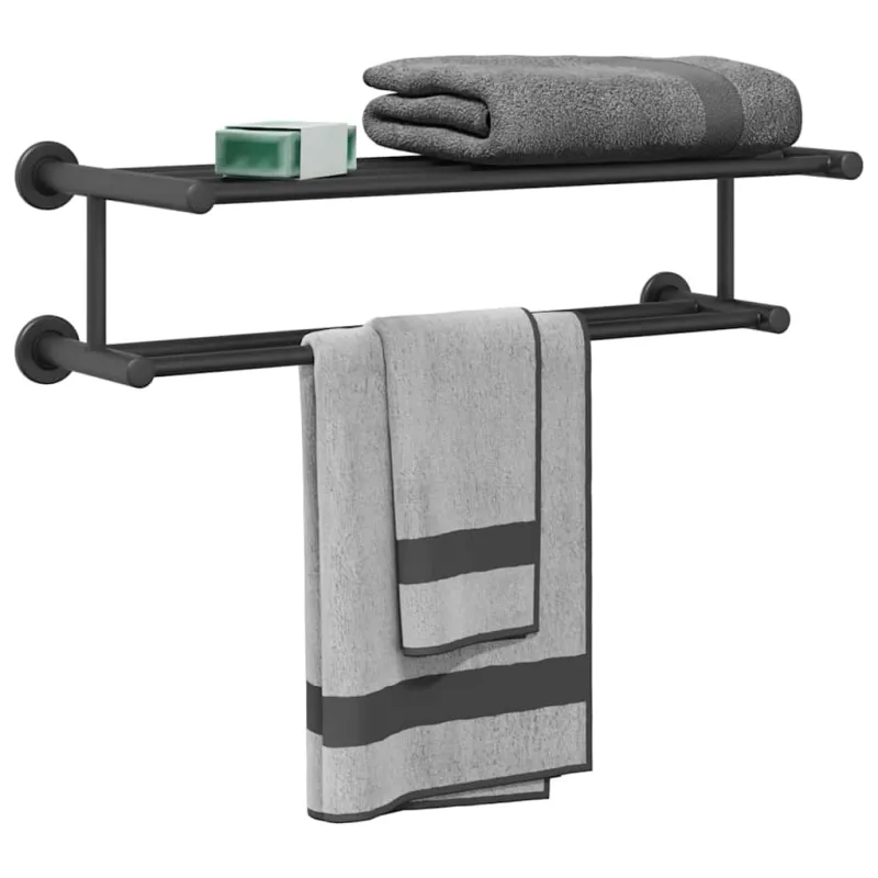 Rankšluosčių stovas Juoda 61 x 23 x 17 cm Nerūdijantis plienas