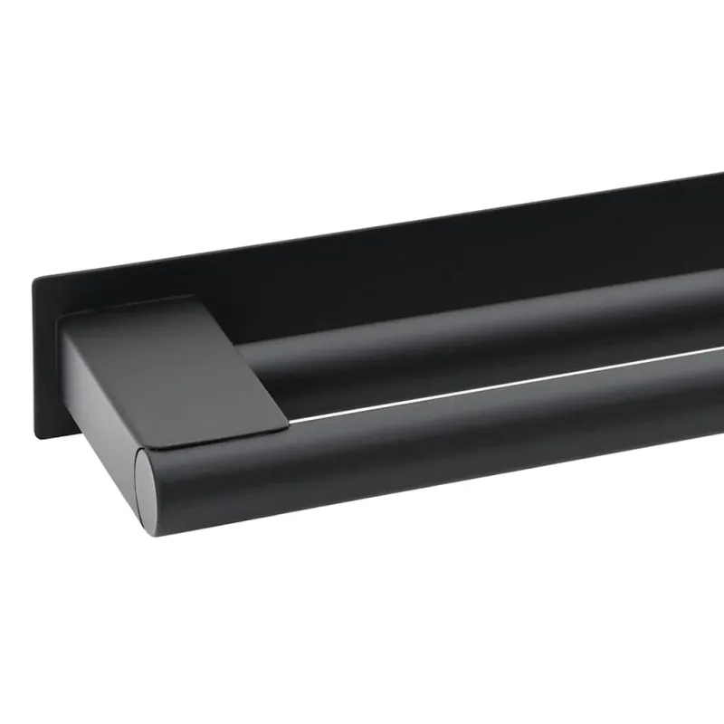 Rankšluosčių stovas Juoda 40 x 9 x 4 cm Nerūdijantis plienas