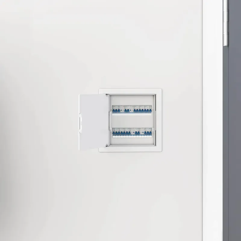 Prieigos panelės 2 pcs Balta 15 x 15 cm ABS plastikas