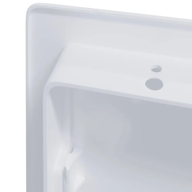 Prieigos panelės 2 pcs Balta 15 x 23 cm ABS plastikas