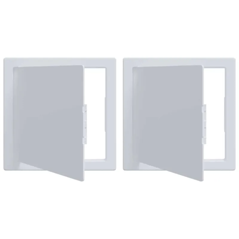 Prieigos panelės 2 pcs Balta 20 x 20 cm ABS plastikas