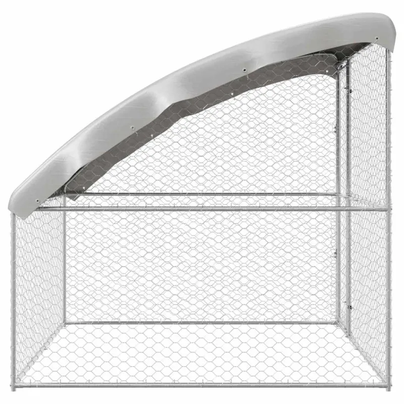 Šunų narvas Sidabro 2 x 2 x 2 m Galvanizuotas plienas
