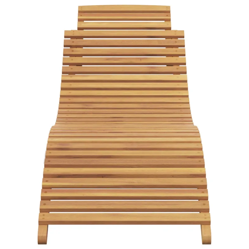 Saulės gultas Ruda 198 x 55 x 58,5 cm Kieto teka medžio