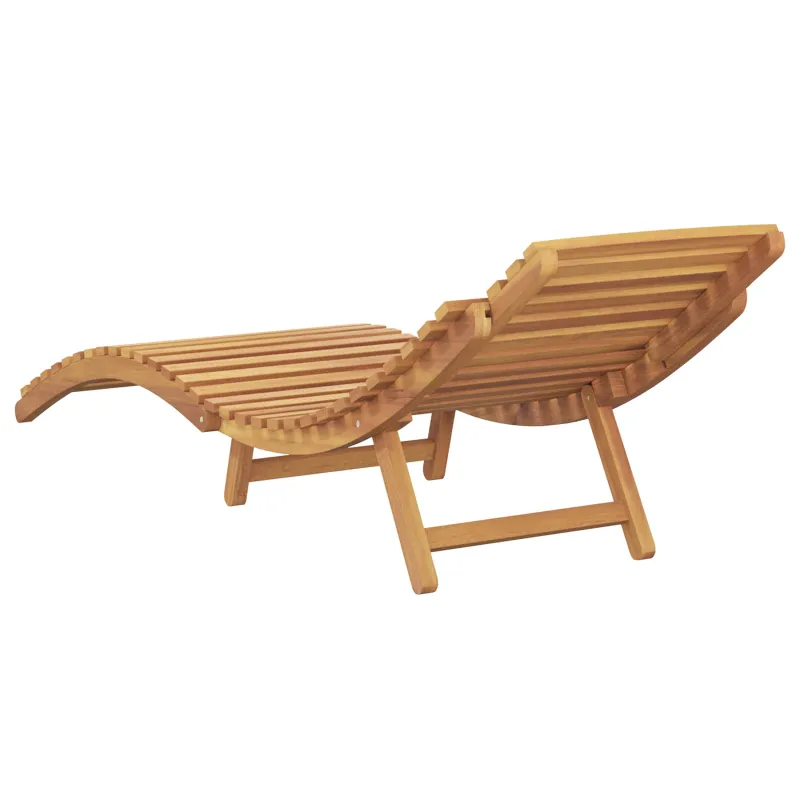 Saulės gultas Ruda 198 x 55 x 58,5 cm Kieto teka medžio