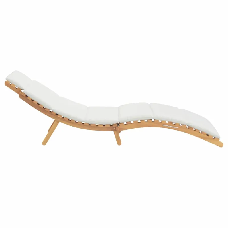 Sodo gultas Ruda 198 x 55 x 58,5 cm Kieto teka medžio