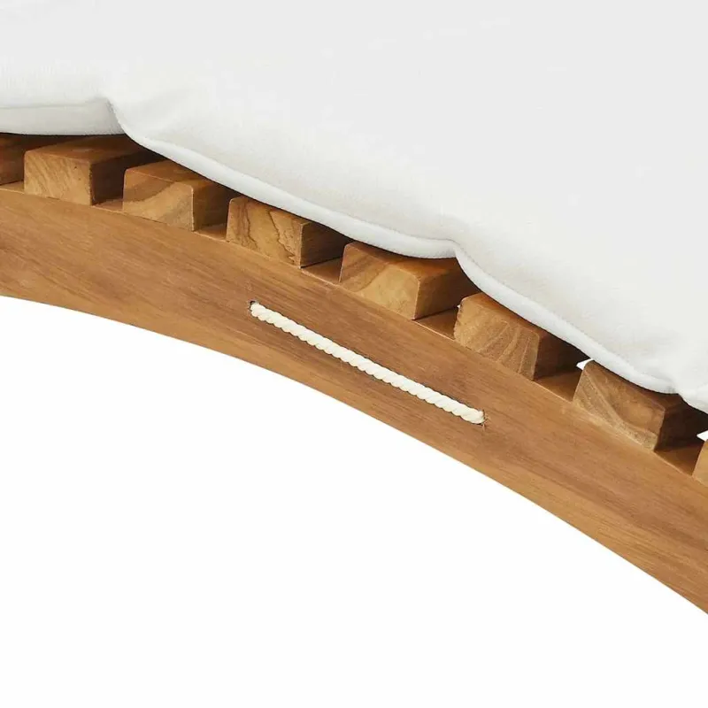 Sodo gultas Ruda 198 x 55 x 58,5 cm Kieto teka medžio