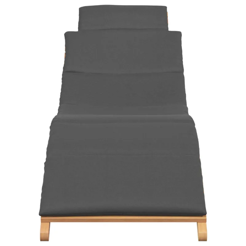 Sodo gultas Ruda 198 x 55 x 58,5 cm Kieto teka medžio