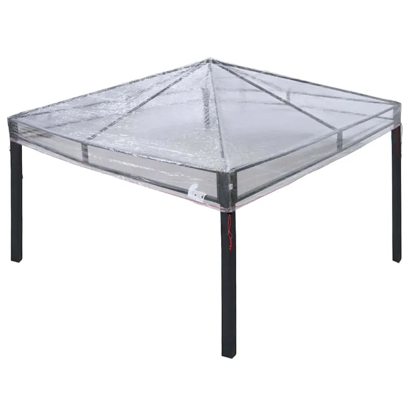 Paviliono dangos keitimas Skaidrus 300 x 300 x 26 cm PVC