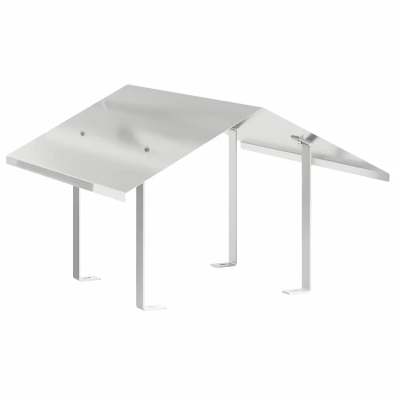 Kaminų gaubtas Sidabro 60 x 60 x 38 cm Nerūdijantis Plienas