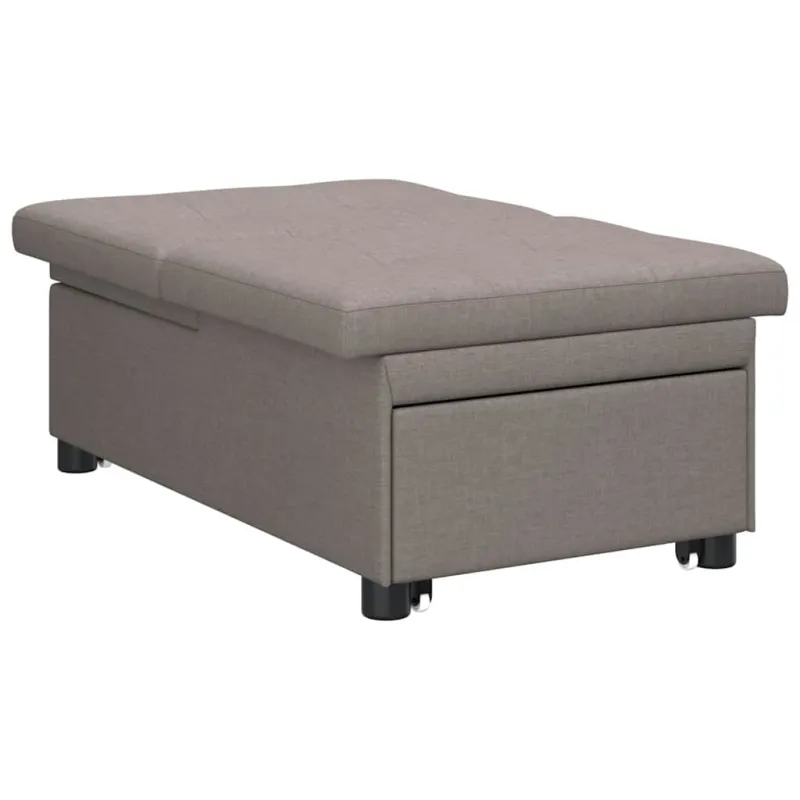 Ištraukiama sofa-lova Taupe 194 x 50 x 82 cm audinys