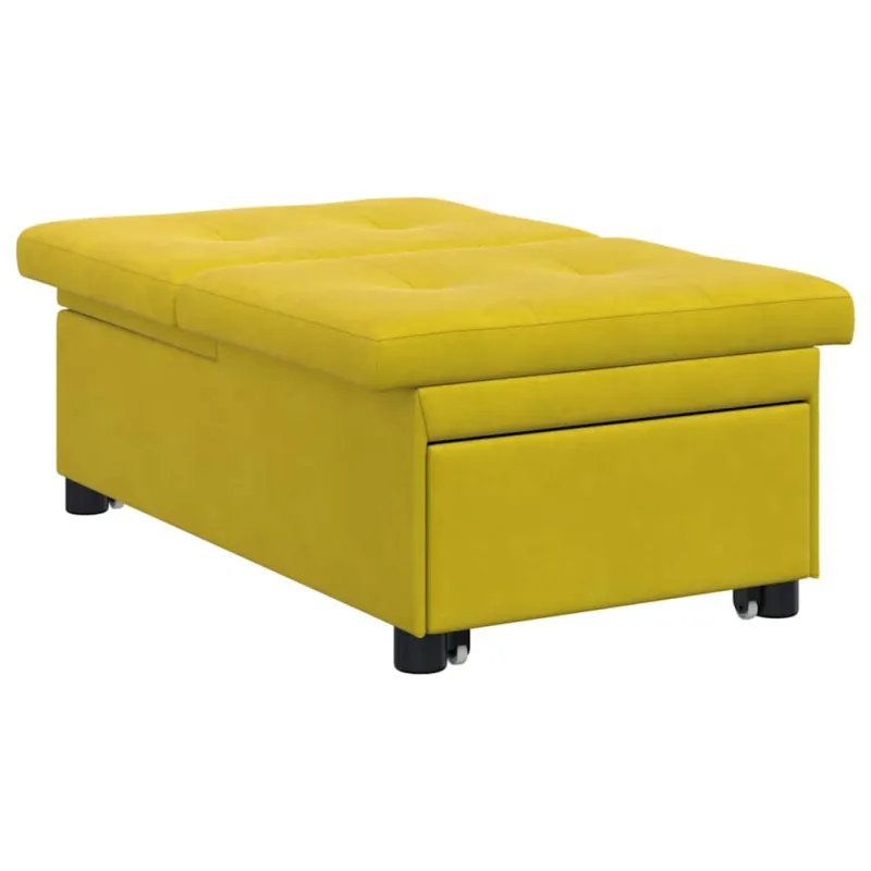 Sofa lova Geltona 194 x 67 x 82 cm Aksomas