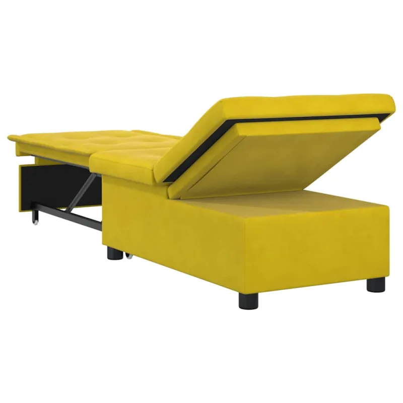 Sofa lova Geltona 194 x 67 x 82 cm Aksomas