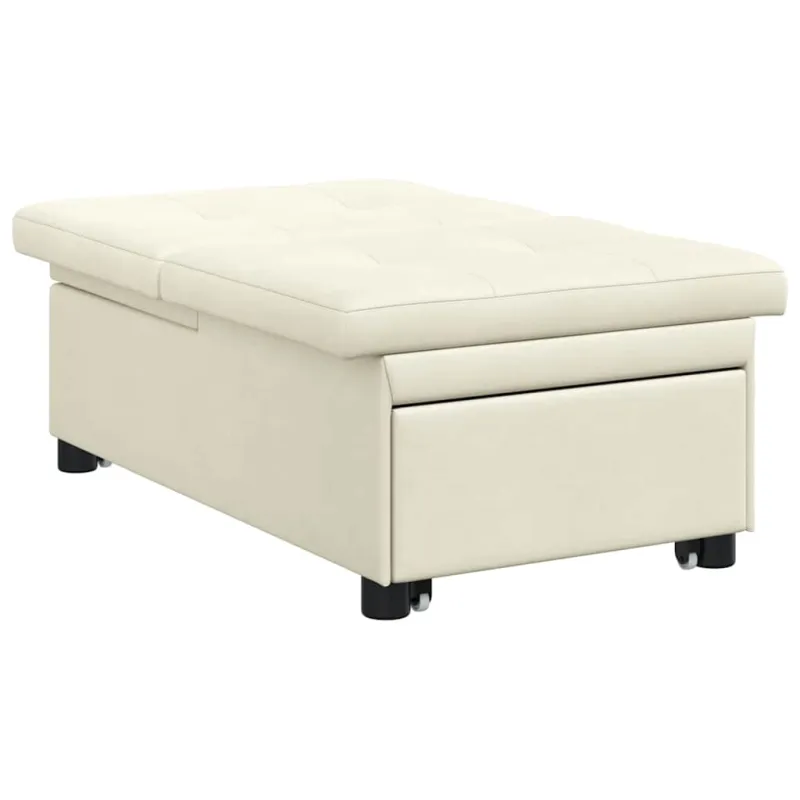 Sofa lova Kreminė 194 x 67 x 82 cm Aksomas