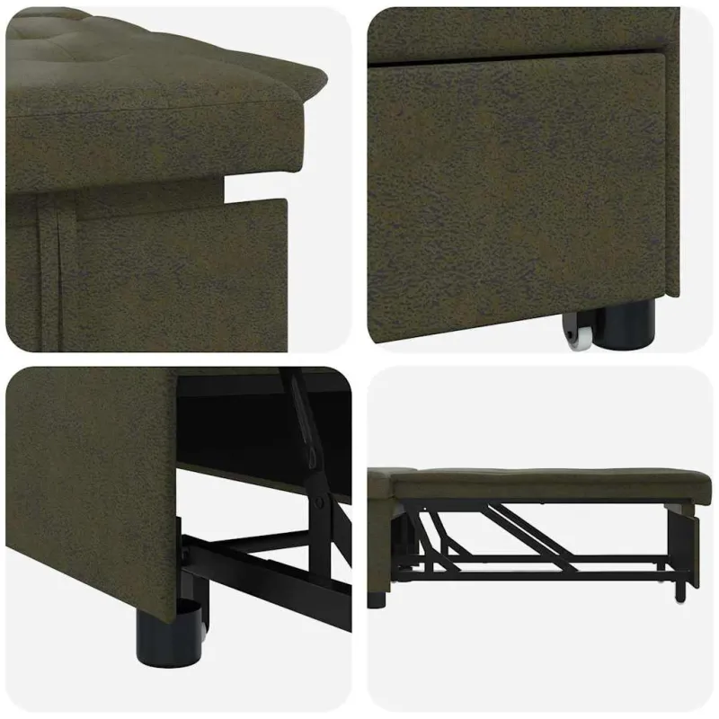Sofa lova Armijos Žalia 194 x 67 x 82 cm Huahua audinys