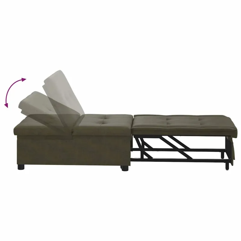 Sofa lova Armijos Žalia 194 x 67 x 82 cm Huahua audinys