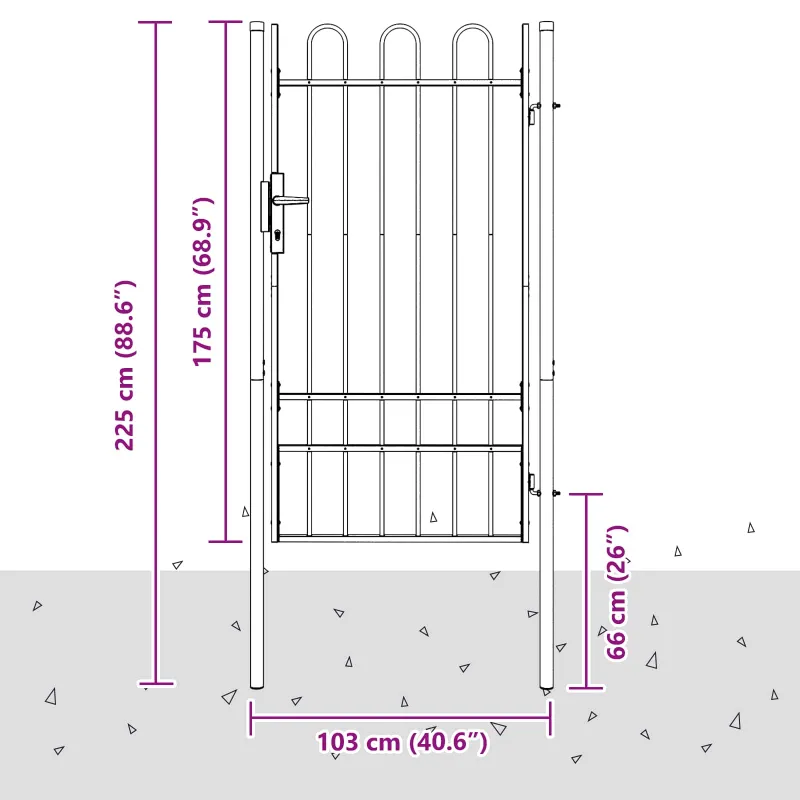 Tvora vartai BOXTEL 103 x 225 cm