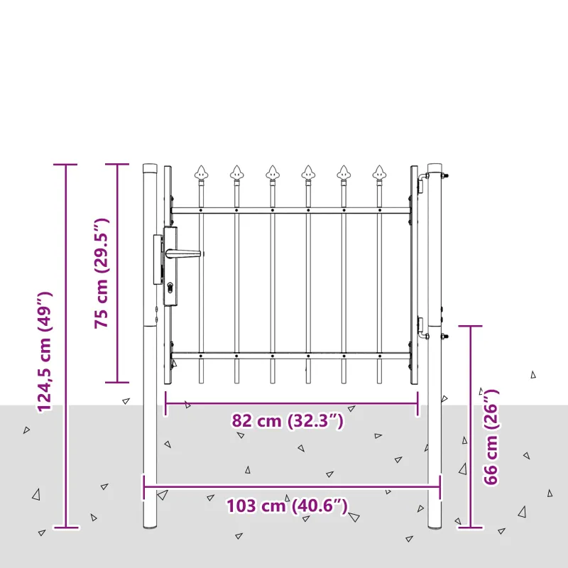Tvora vartai BOXTEL 103 x 124,5 cm