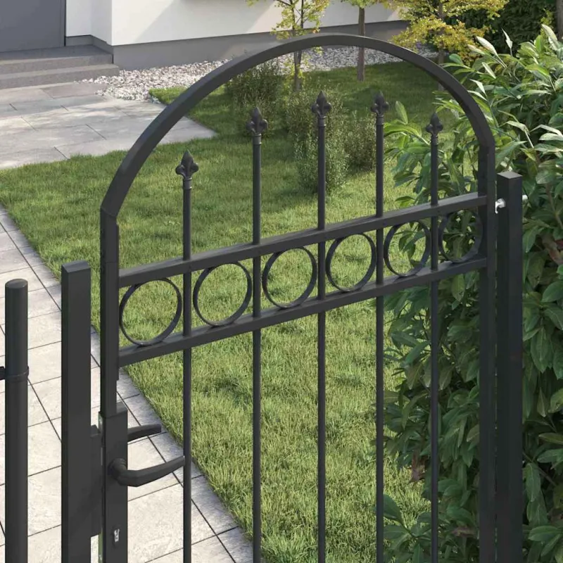 Tvorelės stulpas ASSEN 200 x 88 x 14 cm Plienas Pilka