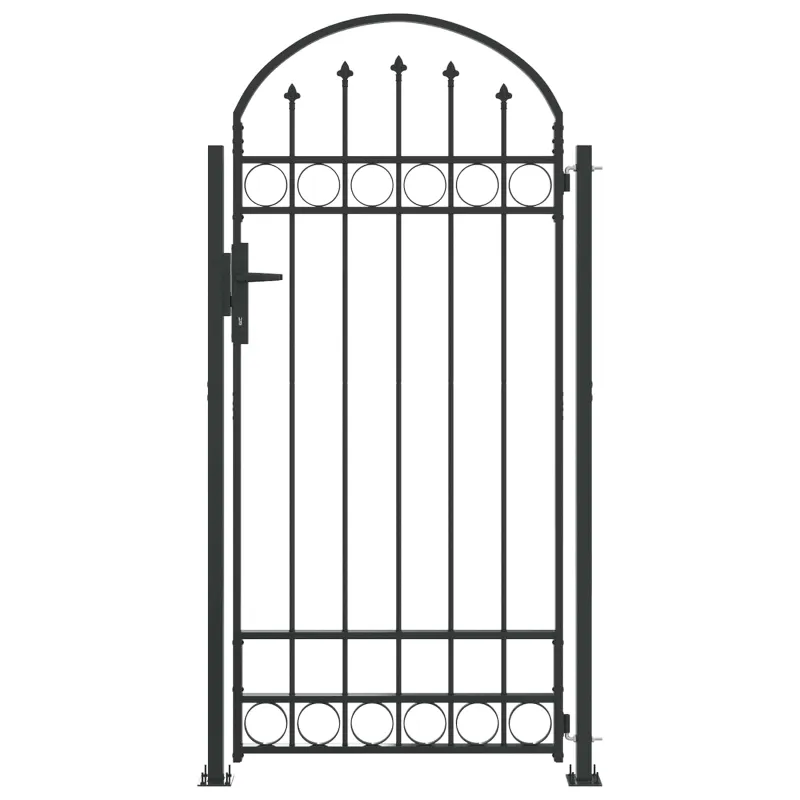 Tvorelės stulpas ASSEN 200 x 88 x 14 cm Plienas Pilka
