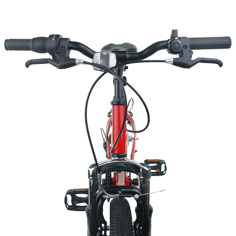 Vaikų Dviratis 20 Colių 6-Speed 6-11 metų amžiaus Raudona