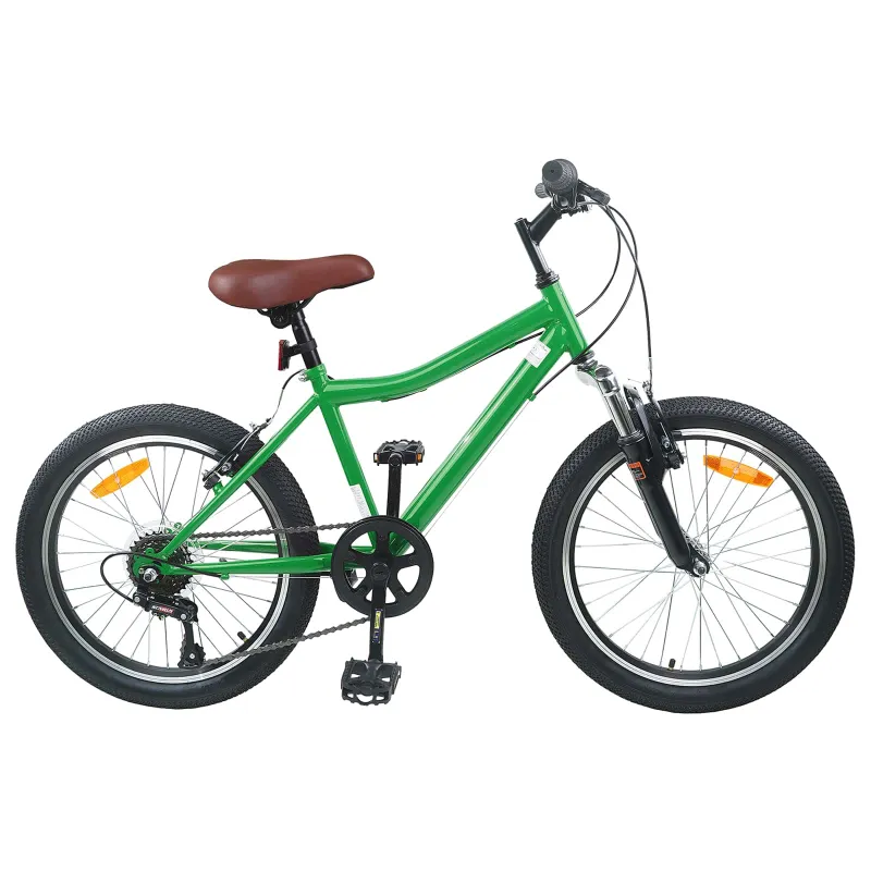 Vaikų Dviratis 24 Colių 6-Speed 8-12 metų Žalia
