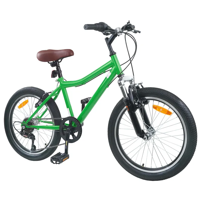 Vaikų Dviratis 24 Colių 6-Speed 8-12 metų Žalia