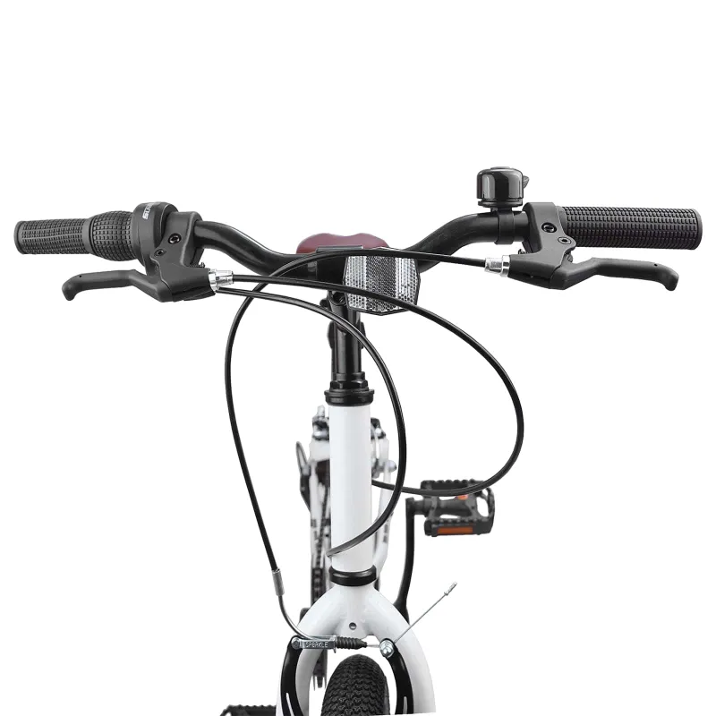 Kalnų Dviratis 20 Colių 6-Speed 5-8 metų amžiaus Balta