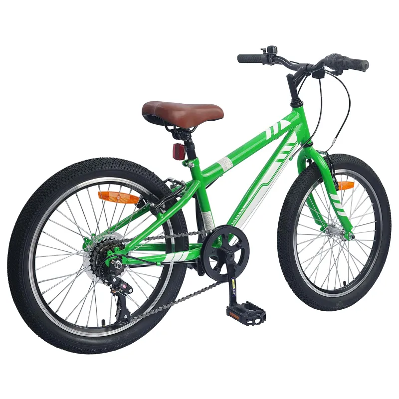 Kalnų Dviratis 20 Colių 6-Speed 5-8 metų Žalia